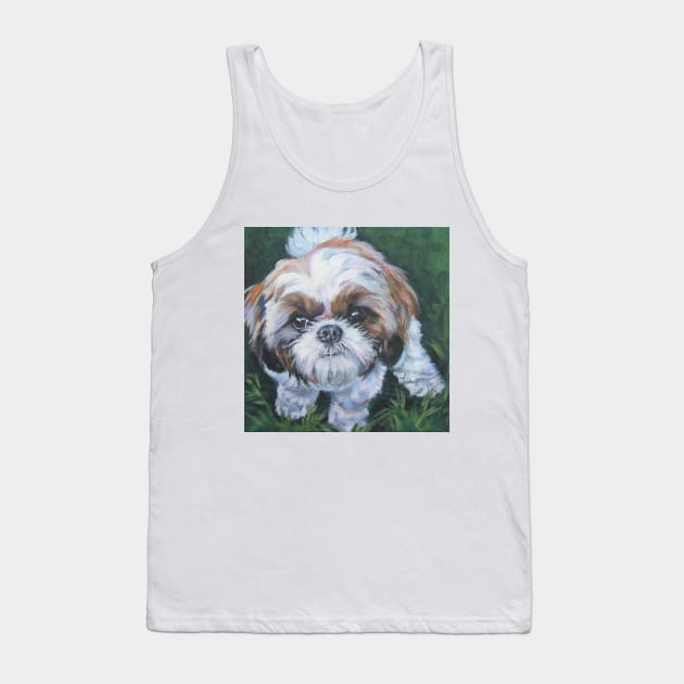 Shih Tzu Fine Art Painting Tank Top by LASHEPARD